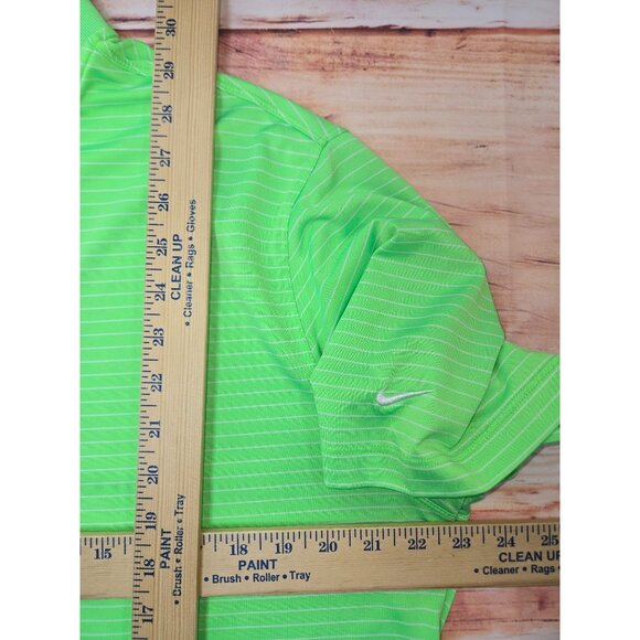 Nike Dri-Fit Golf Tour Performance Green Polo Large - Picture 8 of 8
